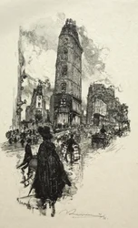 Hjørnet av Moon Street, 1890.