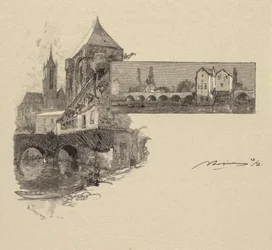 Fontainebleau-skogen: Moret, Wood-Mill