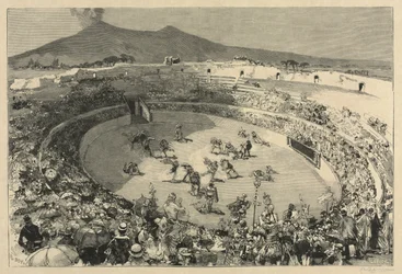 Italia. Festivalen i Pompei, Gladiator-sirkuset