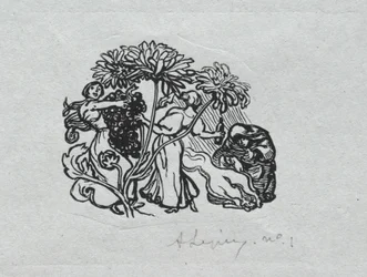 Pariseralmanakk, 1897: sluttvignett, høst, 1897.
