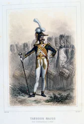 Trommemajor i Grenadiers-à-Pied, 1859.