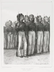 Tyrkisk infanteri, chasseurs, 1837.