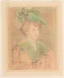 Dame med grønn hatt (Mlle. Dieterle?)