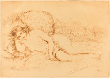 Kvinne tilbakelent (Femme sofa)
