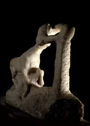La centauresse Marmorskulptur av Auguste Rodin (1840-1917) Paris fra det 20. århundre, Musee Rodin.