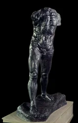 Den gående mannen. Bronseskulptur av Auguste Rodin (1840-1917), 1905. Paris, Musée Rodin.