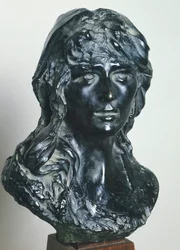 Mignon (Portrett av Rose Beuret), av Auguste Rodin (1840-1917), portrett