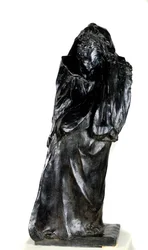 Honores monument av Balzac Før siste studie. Skulptur av Auguste Rodin (1840-1917) 1897 Paris, Musee Rodin