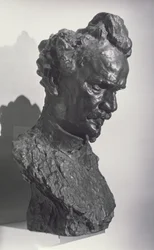 Portrettbyste av Henri Rochefort (1830-1913) journalist og grunnlegger av avisen 