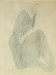 Sittende kvinne; Femme Assise,