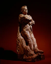 Studie av Balzac i frakk, 1892-95 (gips)