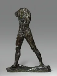 The Walking Man, modellert 18771900, cast før 1917.
