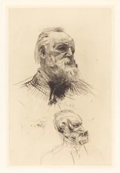 Victor Hugo, De Trois Quarts, 1884.