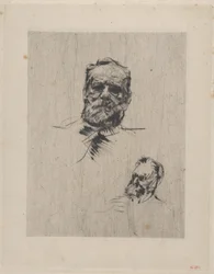 Victor Hugo fullt ansikt, 1885.