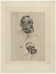 Victor Hugo trekvart visning, 1885.