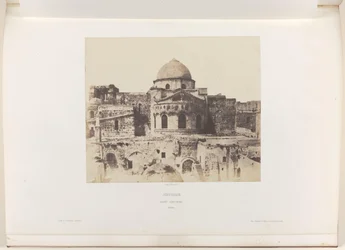Apsis fra Den hellige gravs kirke i Jerusalem Jerusalem. Den hellige grav. Abside (tittel på objekt)