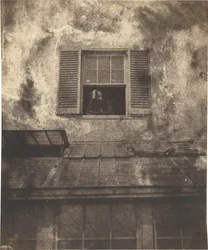 Auguste Vacquerie ved et vindu, Marine Terrace, ca. 1853 (foto)