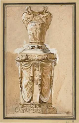 Design for en monumental vase