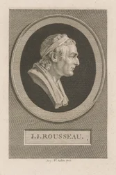 Portrett av J. J. Rousseau