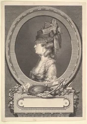 Portrett av Adrienne-Sophie Marquise de ***, 1779.