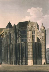 The Chapel of Henry VII viser Two Renovated Pinnacles, plate 4 fra 