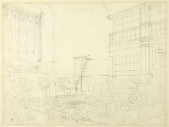Studie for Court of Exchequer, fra Microcosm of London