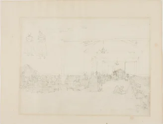 Studie for spisesal, asyl