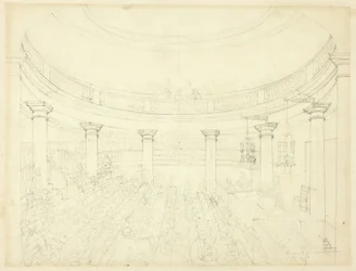 Studie for Surrey Institution, fra Microcosm of London