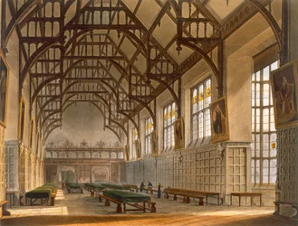 The Hall of Trinity College, Cambridge, fra 