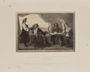 Peter den stores første intervju med Catherine Peter den store ser Katherine for..., 1858.