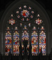 Himmelske Jerusalem, 1849 (farget glass)