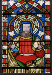 Jesse Tree, detalj, 1848 (farget glass)