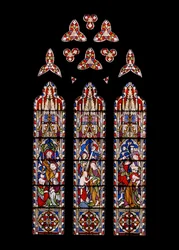 Life of St. John The Baptist, 1852 (farget glass)