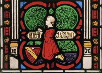 Pugins andre sønn Cuthbert, kapellvindu, ca. 1844 (farget glass)