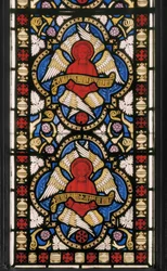 Seraphim, Blessed Sacrament Chapel, ca. 1845 (farget glass)