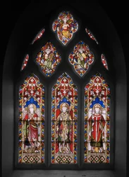 St. Osmund og St. Thomas, 1848 (farget glass)
