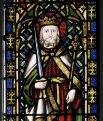 St Oswald, 1846 (farget glass)