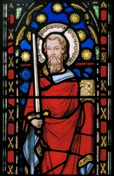 St. Paul, detalj, ca. 1845 (farget glass)