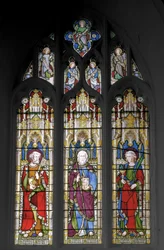 St. Peter, St. James the Great og St. John the Evangelist, 1851 (farget glass)