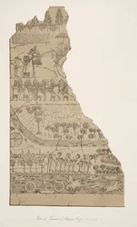 Triumph of Assyrian Kings (Kouyunjik), fra Monuments of Nineveh, pub. 1849