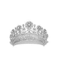 Kochert Antique Diamond Tiara (diamant, sølv og gull)