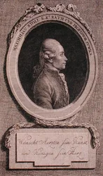 Portrett av Maximilian Stoll (1742-87) (gravering)