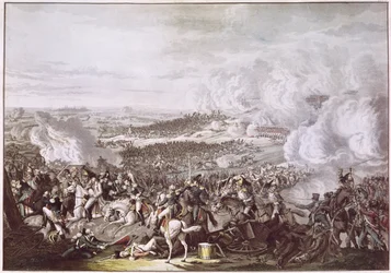 The Flight of Napoleon (1769-1821) etter slaget ved Waterloo, 18. juni 1815, ca. 1815-30