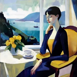 Elegant havutsikt