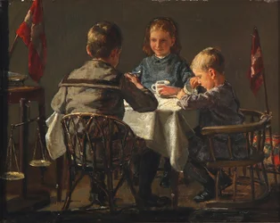 Kunstnerens tre barn