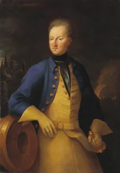 Charles XII ou Carl de Suede - Portrett av kong Karl XII av Sverige (1682-1718), av Sparre, Axel (1652-1728). Olje på lerret