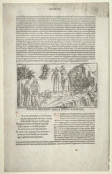 Dante og Virgil med visjonen til Beatrice, ca. 1481-1485.