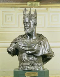 Portrettbyste av Cosimo I de Medici (1519-74) ca. 1557 (bronse)
