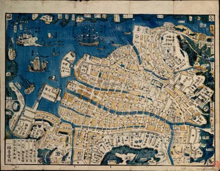 Nagasaki, Japan, ca. 1860 (tresnitt, rispapir)