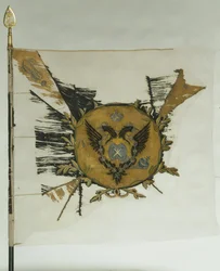Saint Georges flagg til infanteriregimentet på tiden til Katarina II, midten av 1700-tallet